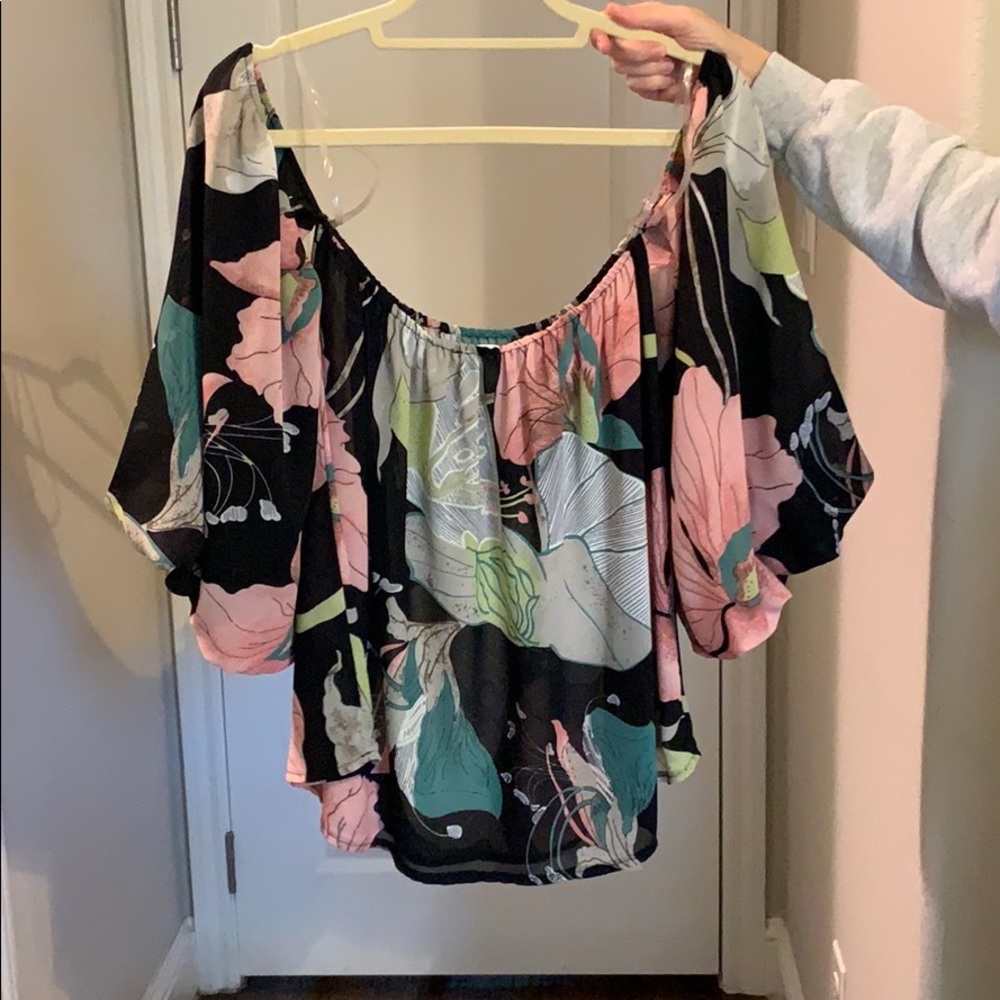 Fun off the shoulder top
